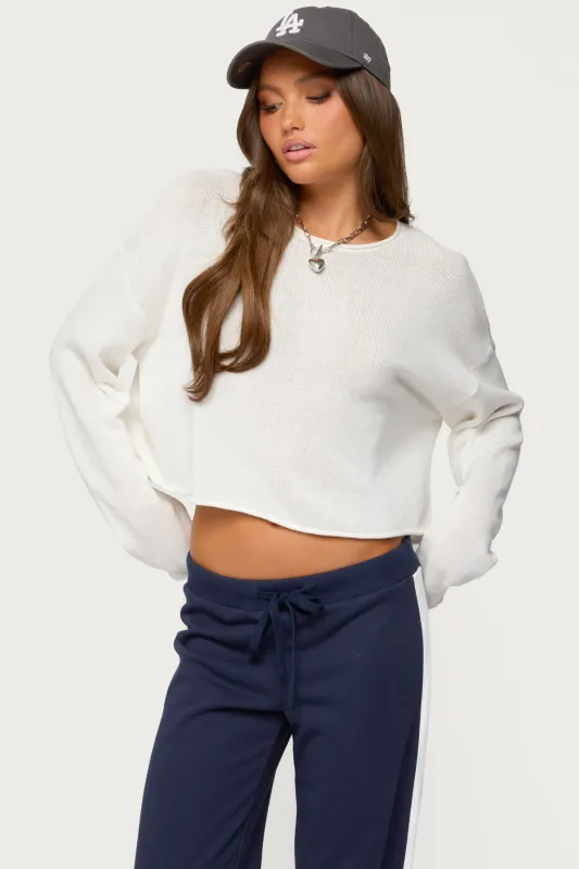 Leta Knit Long Sleeve Top sold by Edikted