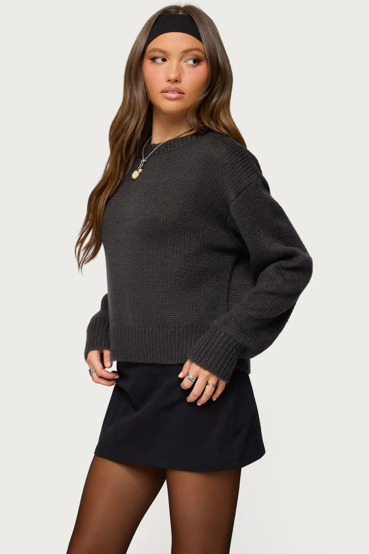 Kyrah Oversized Knit Sweater sold by Edikted product image thumbnail 3