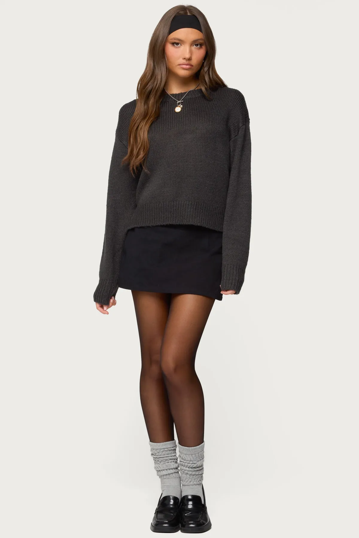 Kyrah Oversized Knit Sweater sold by Edikted product image thumbnail 5