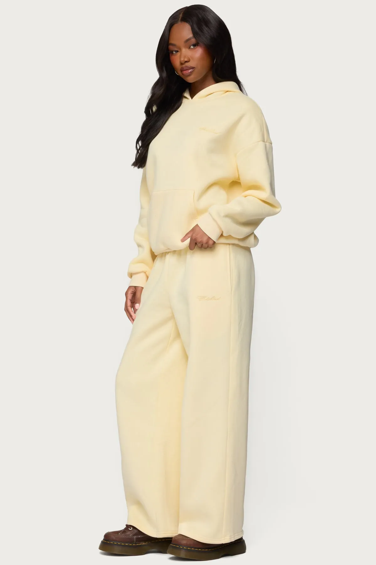 Basic Girl Wide Leg Edikted Sweatpants sold by Edikted product image thumbnail 4