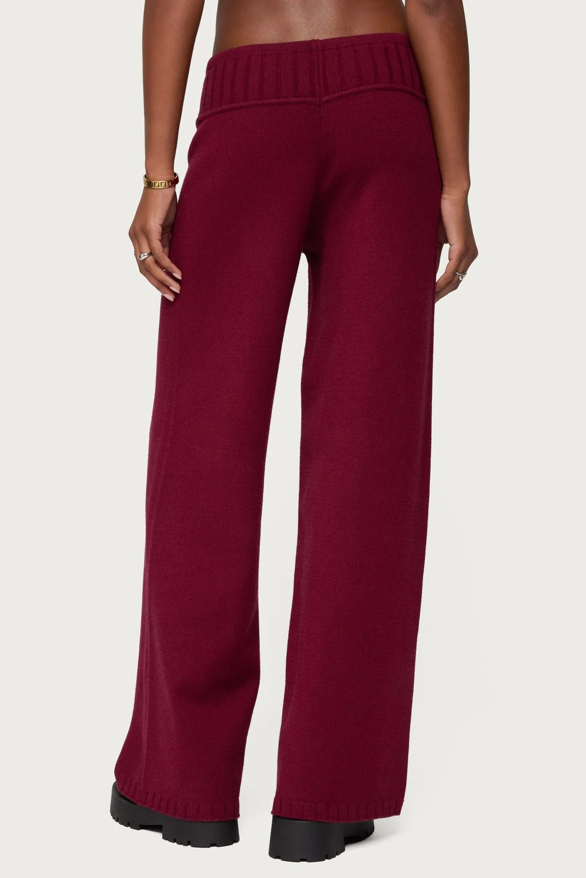 Russell Straight Leg Knit Pants sold by Edikted product image thumbnail 5