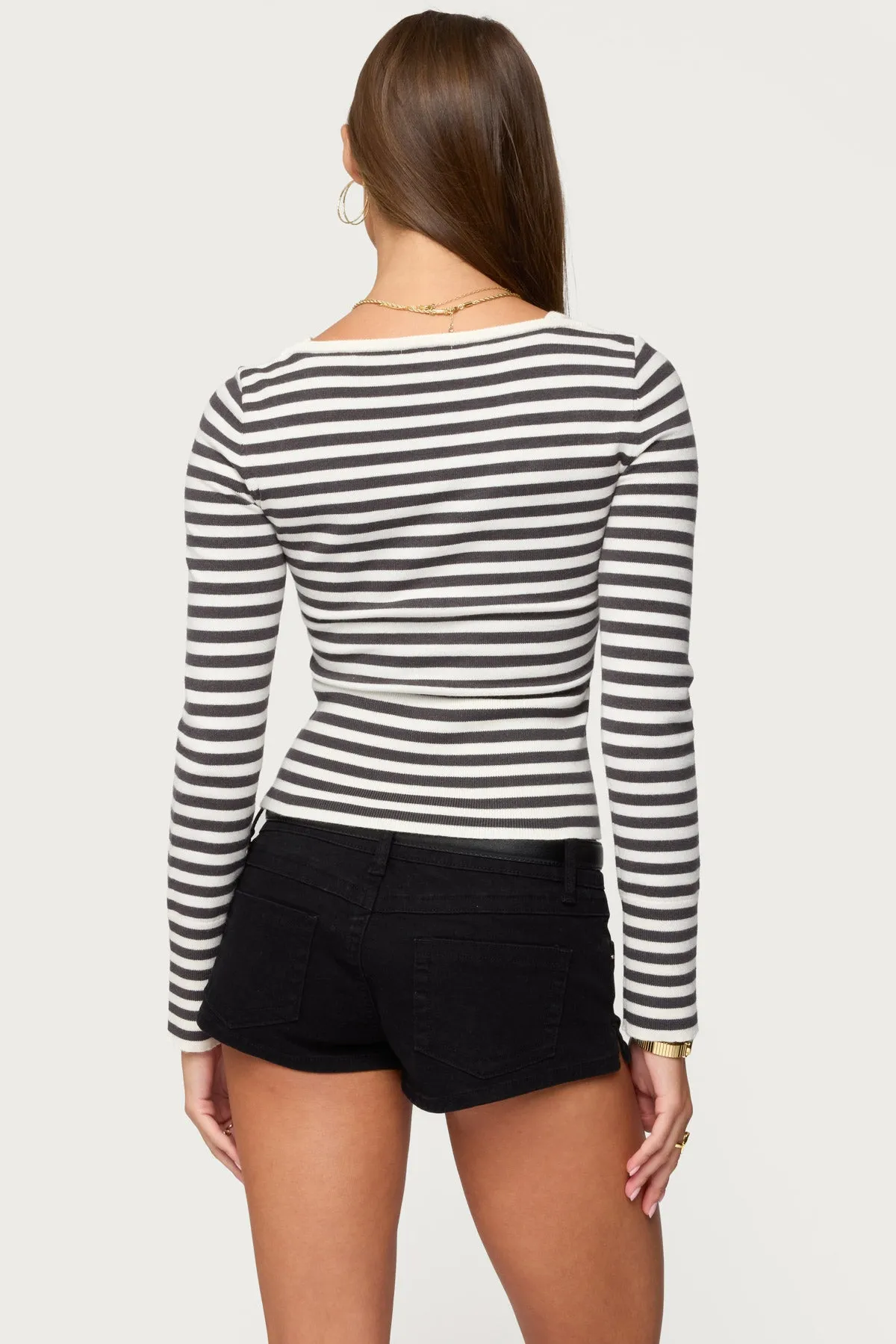 Cecile Layered Long Sleeve Top sold by Edikted product image thumbnail 5