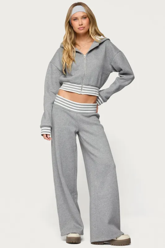Eloura Stripey Sweatpants sold by Edikted