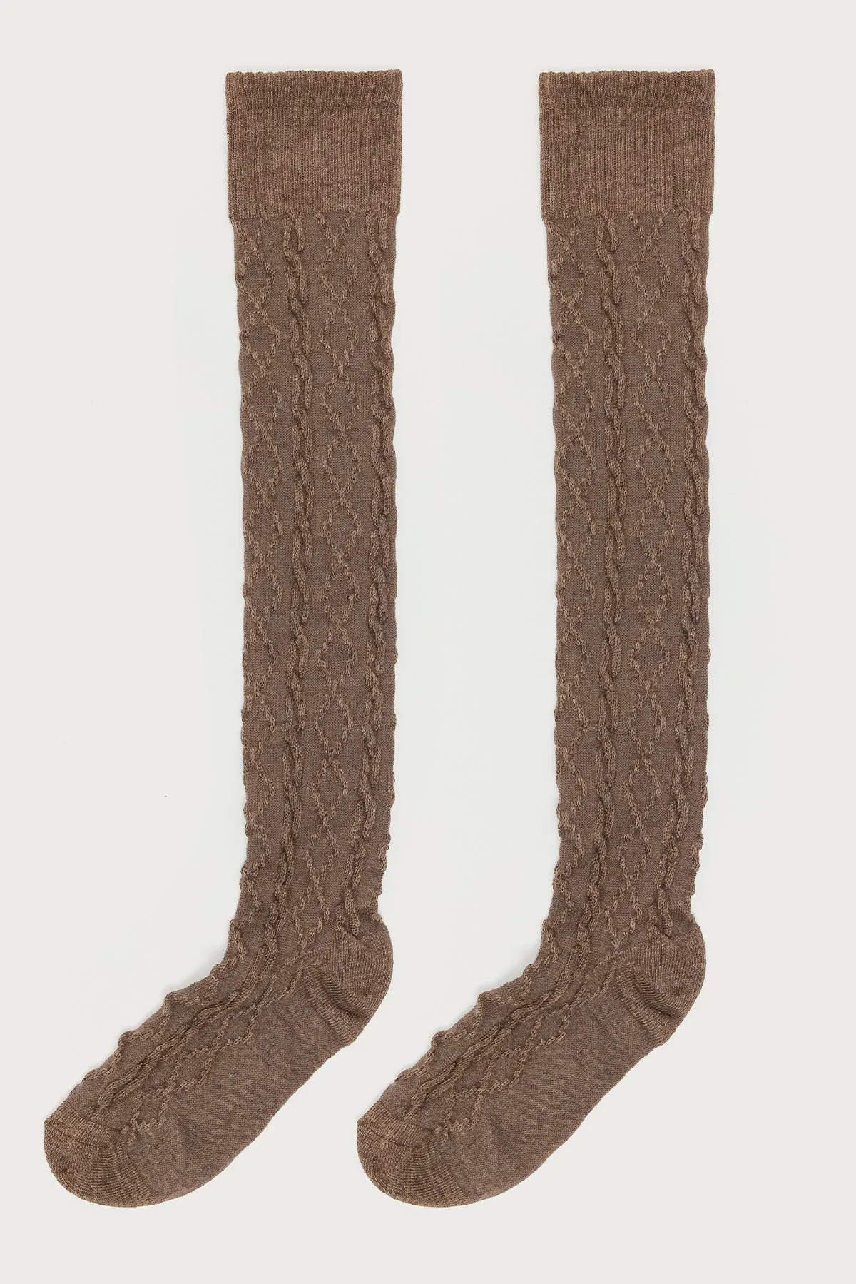 Cable Knit Socks sold by Edikted product image thumbnail 4