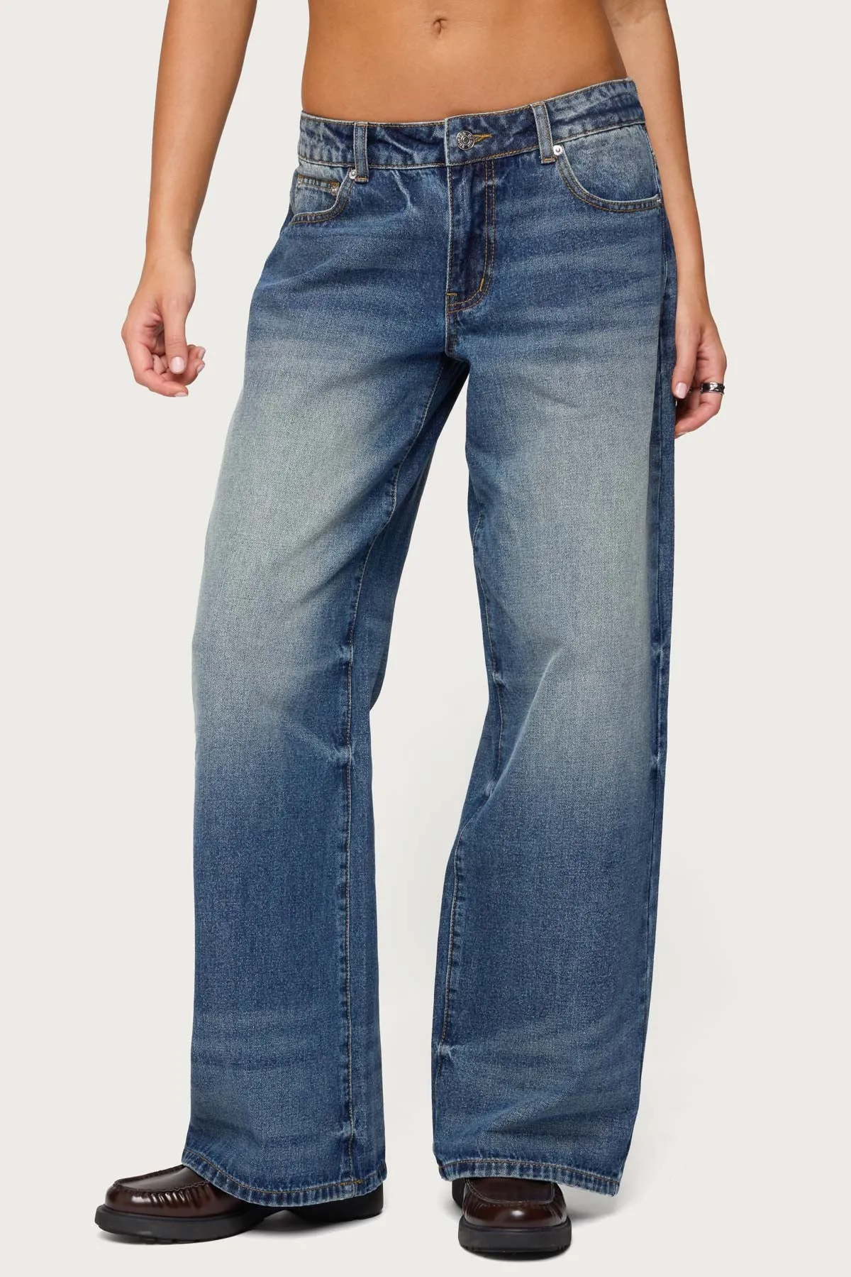 Raelynn Washed Low Rise Jeans sold by Edikted product image thumbnail 2