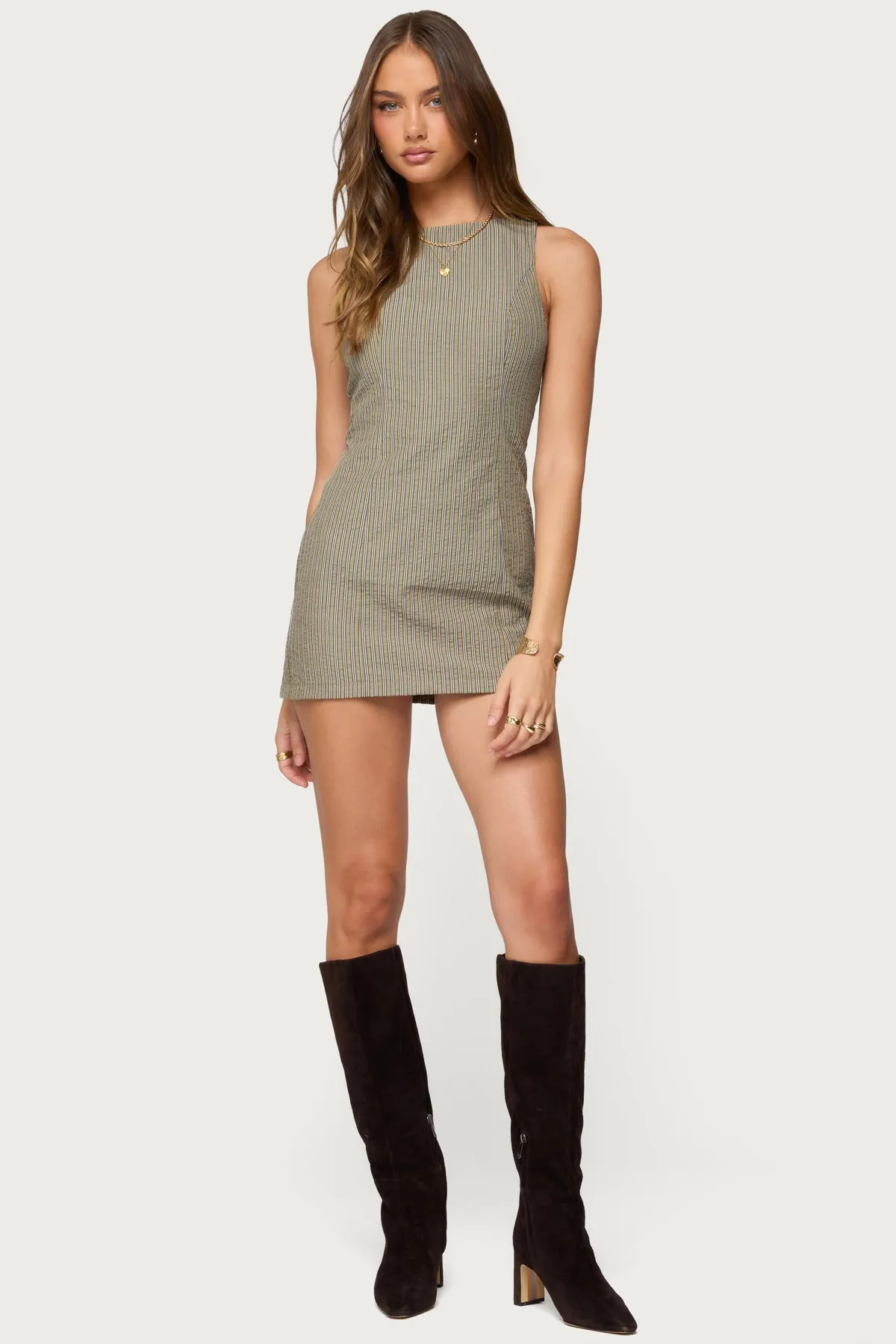 Macee Tailored Romper sold by Edikted product image thumbnail 4