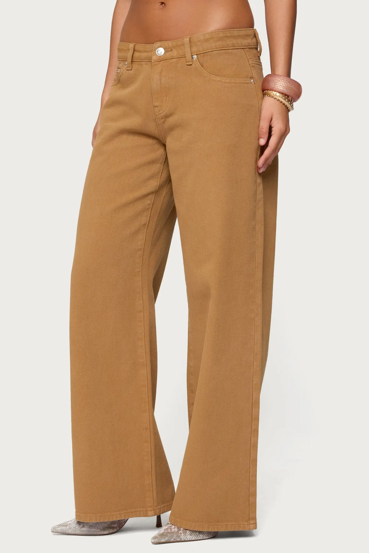 Roman Low Rise Baggy Jeans sold by Edikted product image thumbnail 3