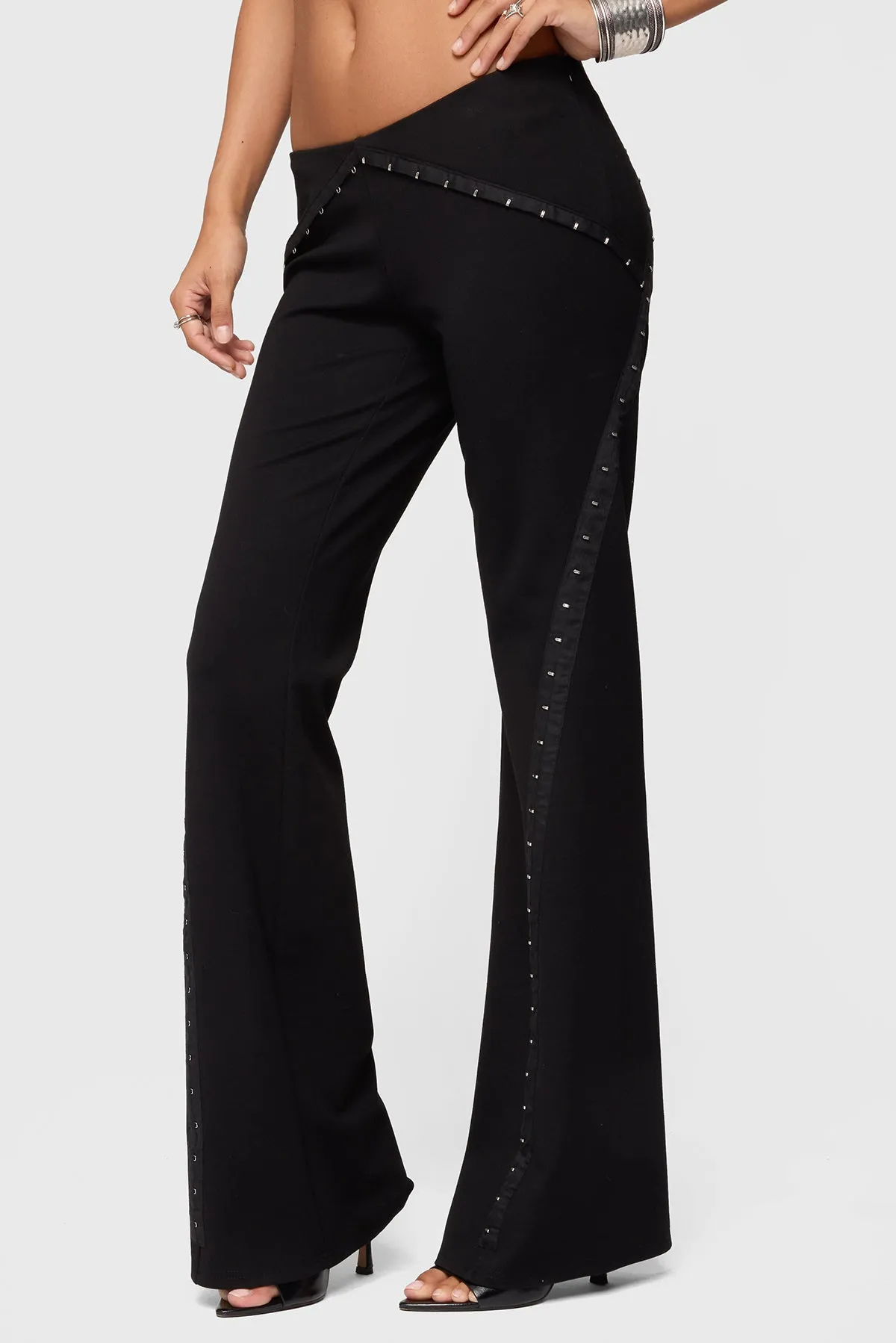Hook & Eye Bootcut Pants sold by Edikted product image thumbnail 4