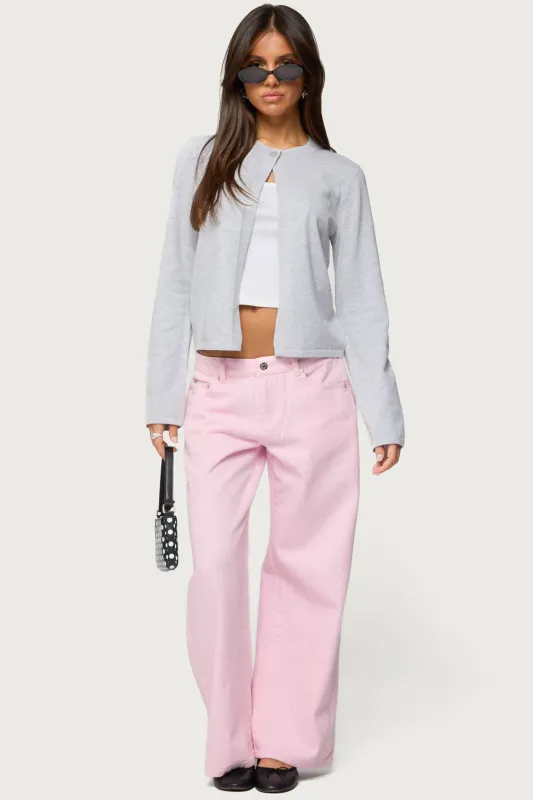 Petite Roman Low Rise Slouchy Jeans sold by Edikted