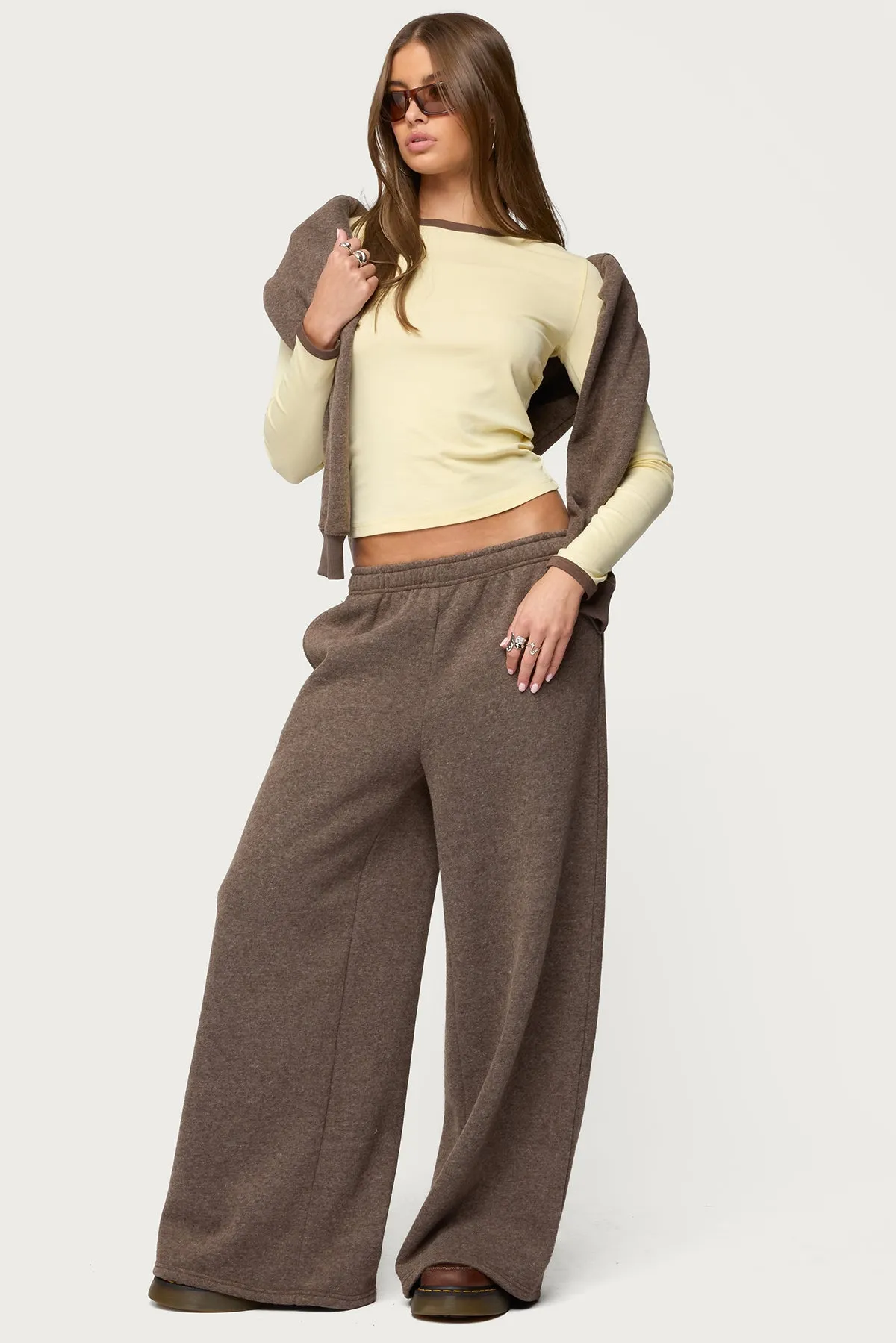 Zander Contrast Long Sleeve T Shirt sold by Edikted product image thumbnail 2