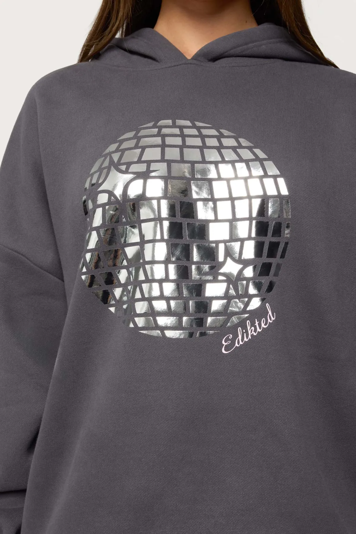 Disco Ball Hoodie sold by Edikted product image thumbnail 2