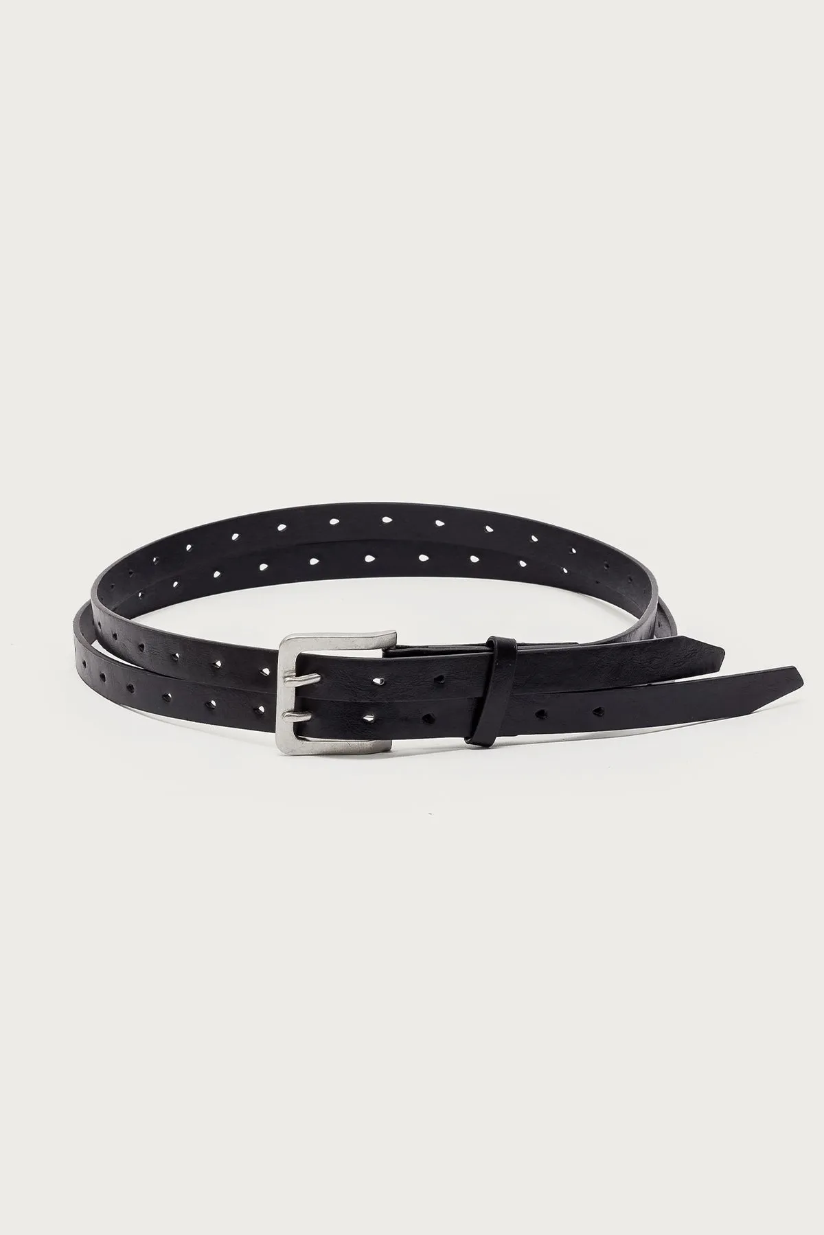 Double Look Faux Leather Belt sold by Edikted product image thumbnail 2