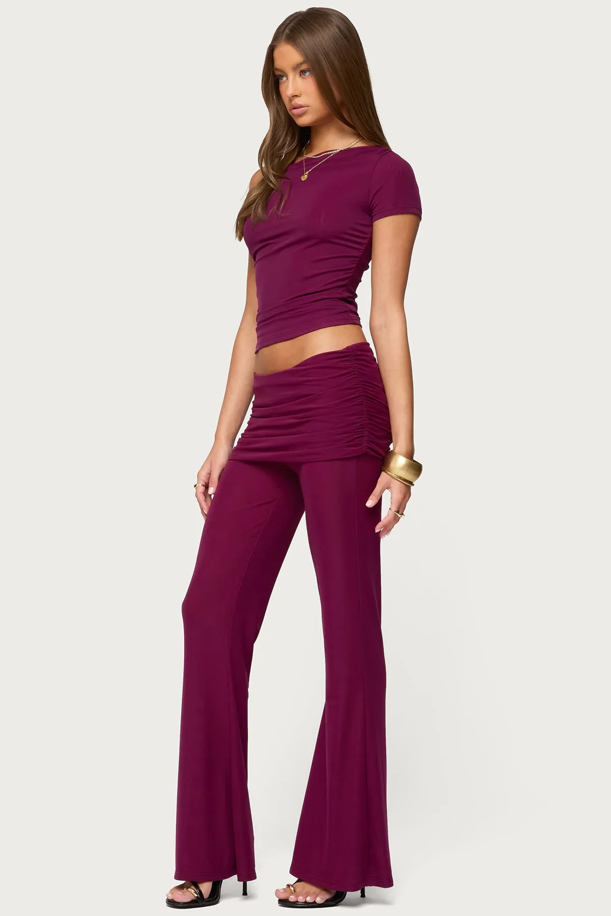 Halli Twisted Off Shoulder Top sold by Edikted product image thumbnail 5