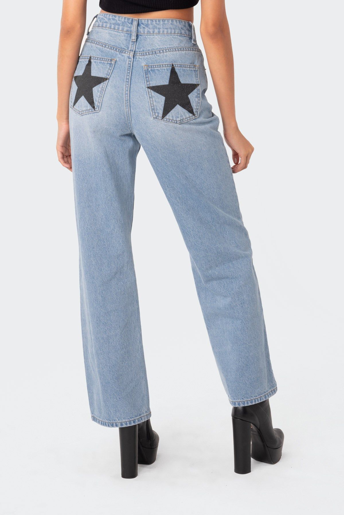 Star Of The Show High-Rise Jeans sold by Edikted product image thumbnail 5