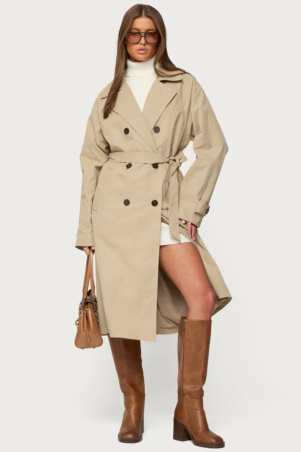 Amur Maxi Trench Coat sold by Edikted product image thumbnail 5