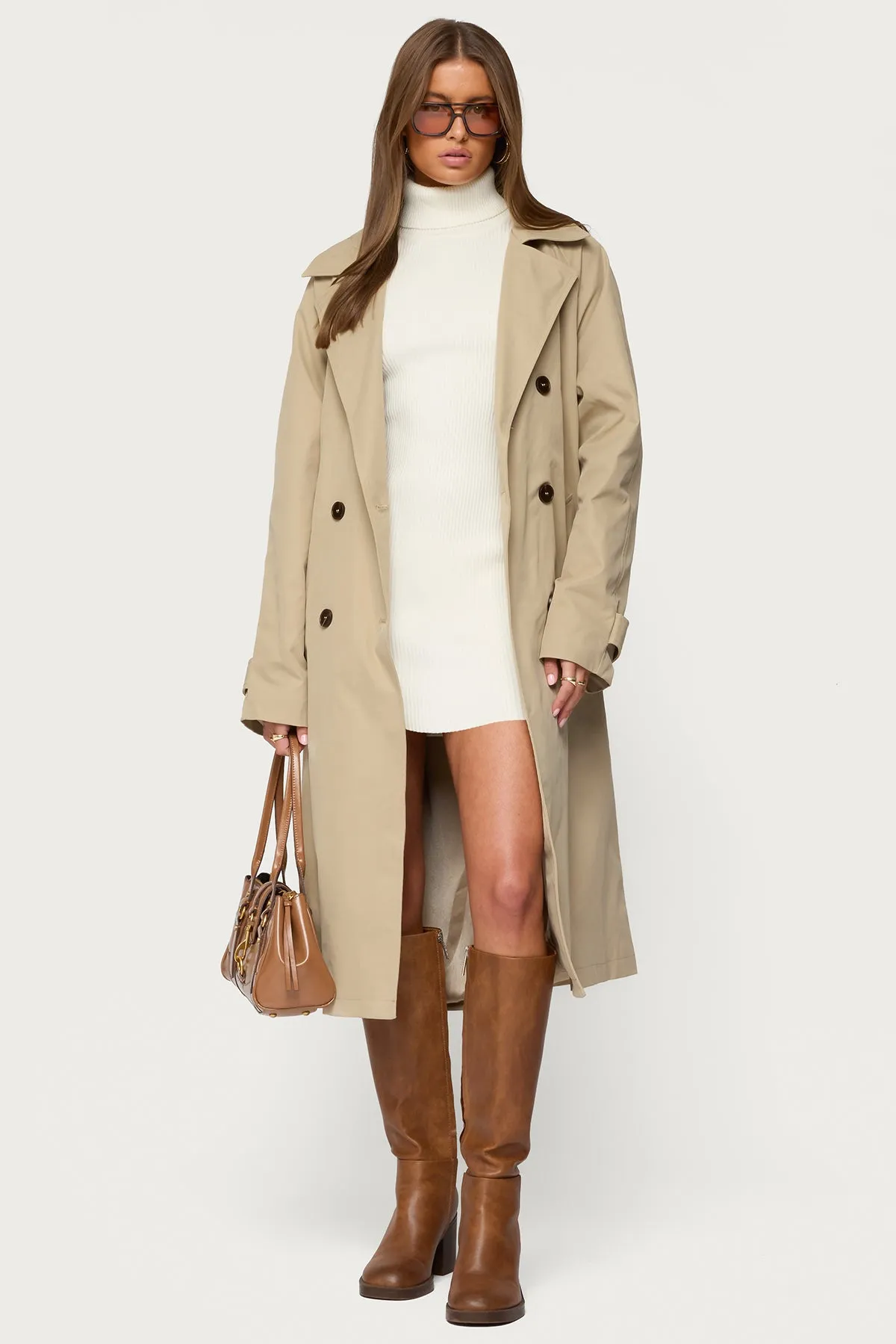 Amur Maxi Trench Coat sold by Edikted