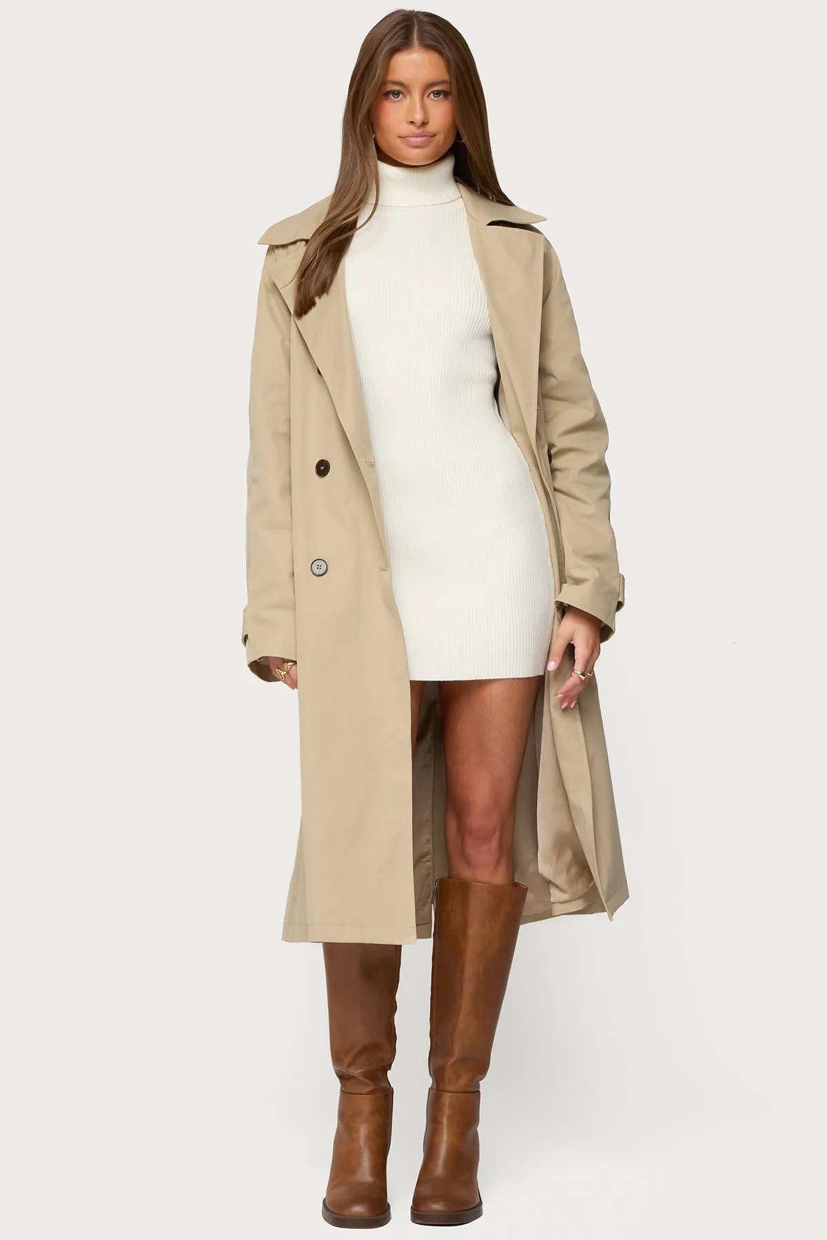 Amur Maxi Trench Coat sold by Edikted product image thumbnail 2