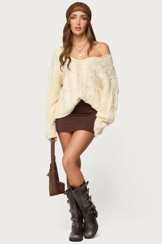 Aisha Low Rise Mini Skirt sold by Edikted