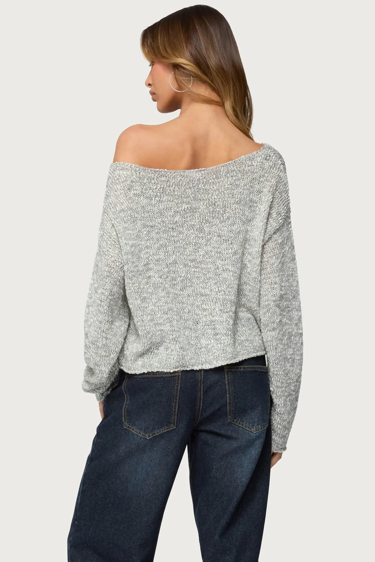 Florentina Off Shoulder Sweater sold by Edikted product image thumbnail 5