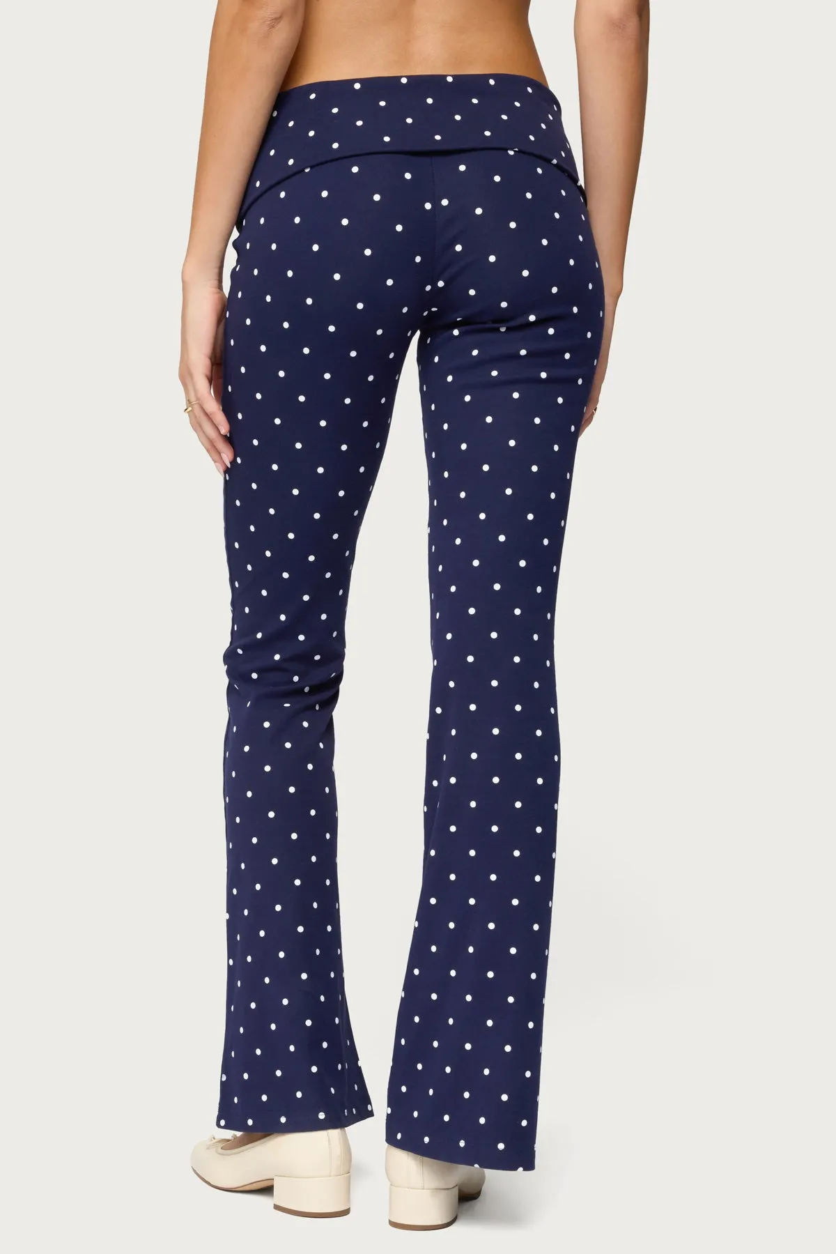 Daliya Polka Dot Fold Over Pants sold by Edikted product image thumbnail 5