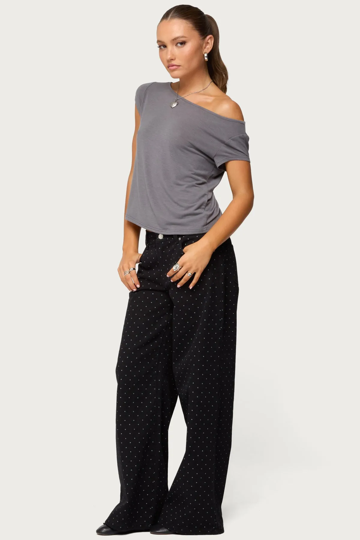 Anabella Off Shoulder Top sold by Edikted product image thumbnail 4