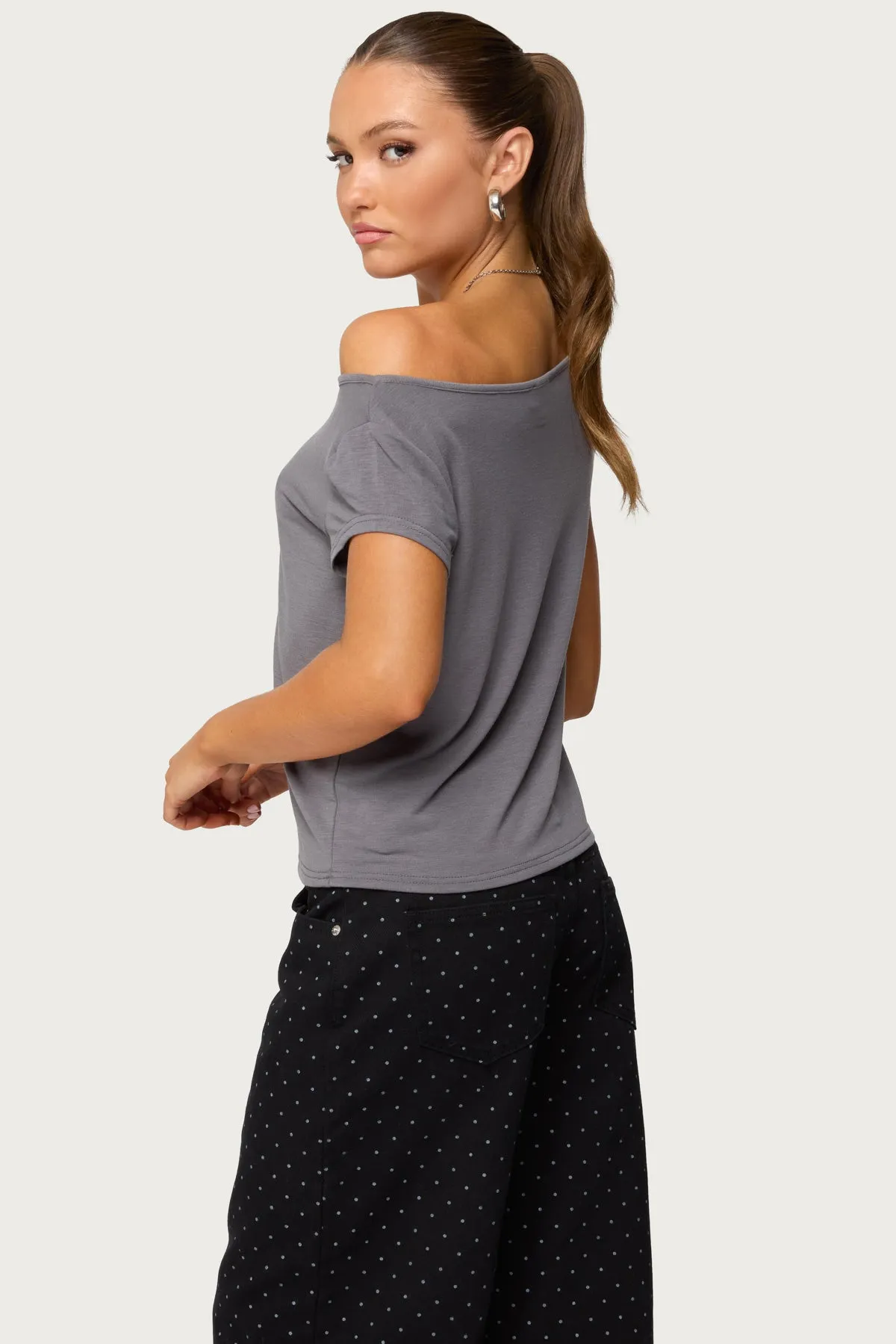 Anabella Off Shoulder Top sold by Edikted product image thumbnail 5