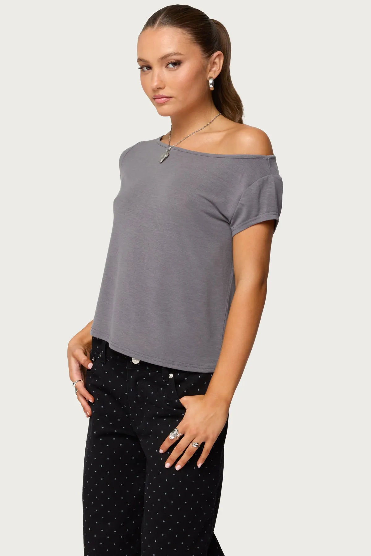 Anabella Off Shoulder Top sold by Edikted product image thumbnail 3