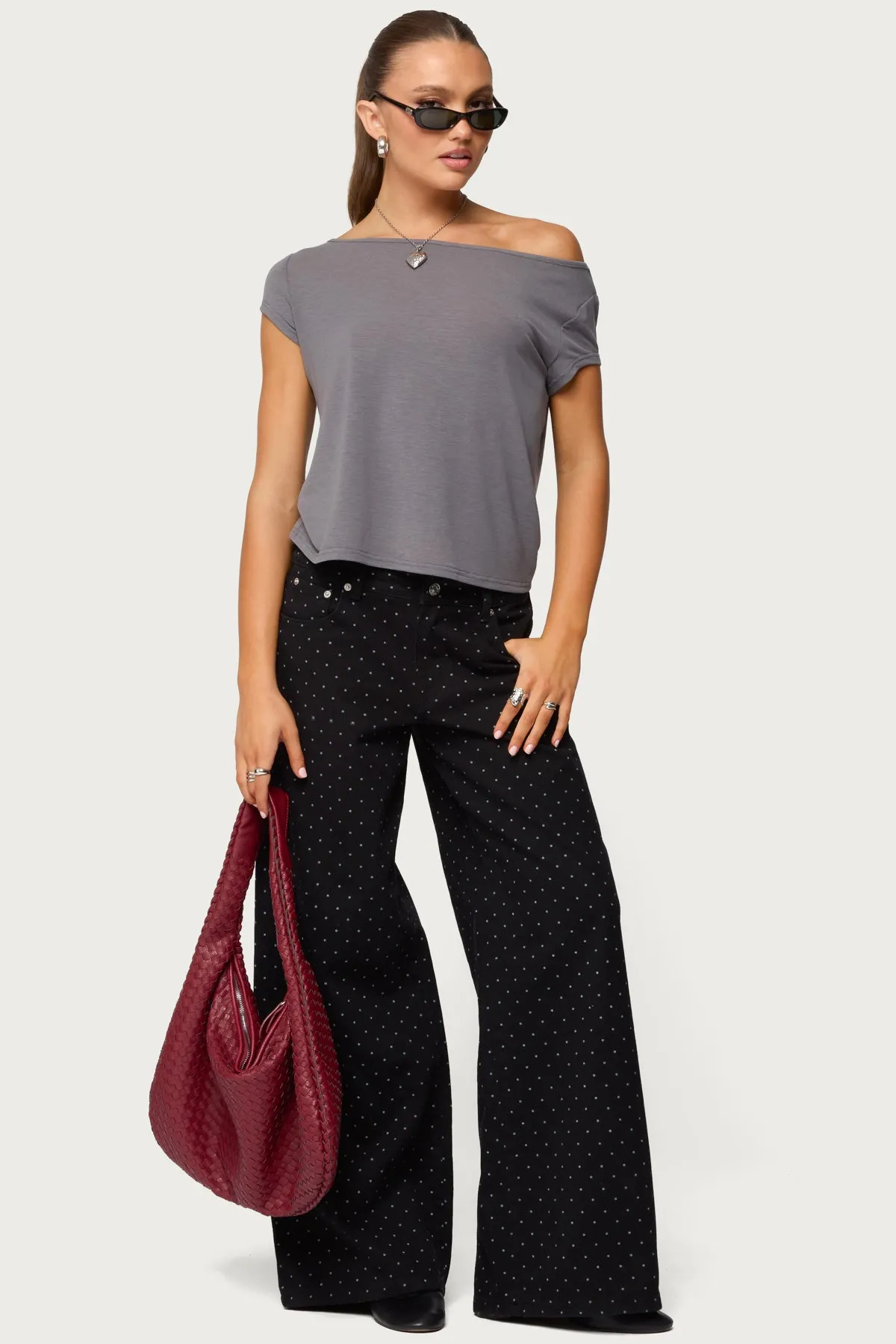 Anabella Off Shoulder Top sold by Edikted product image thumbnail 2