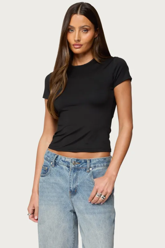 Tay Short Sleeve Top sold by Edikted