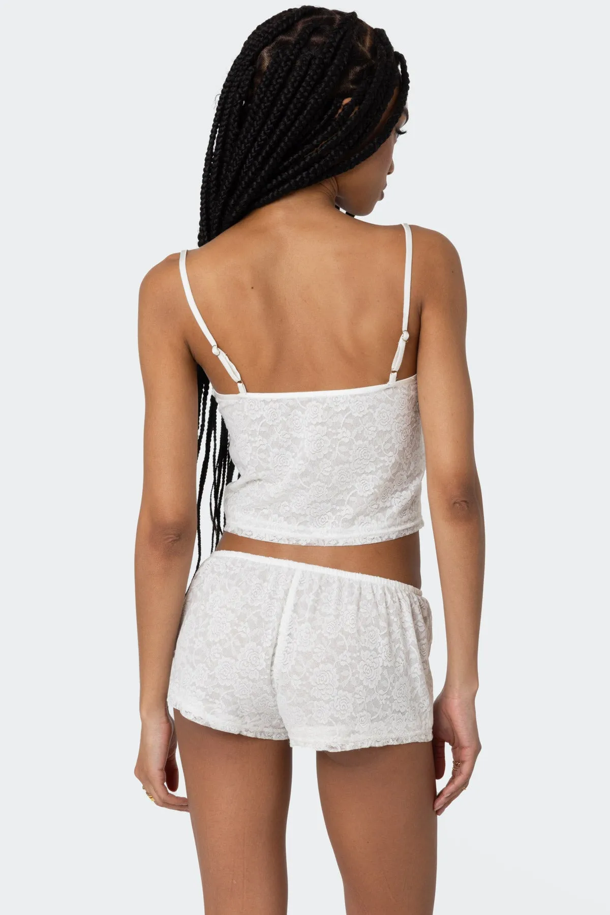 Love Lace Tank Top sold by Edikted product image thumbnail 5