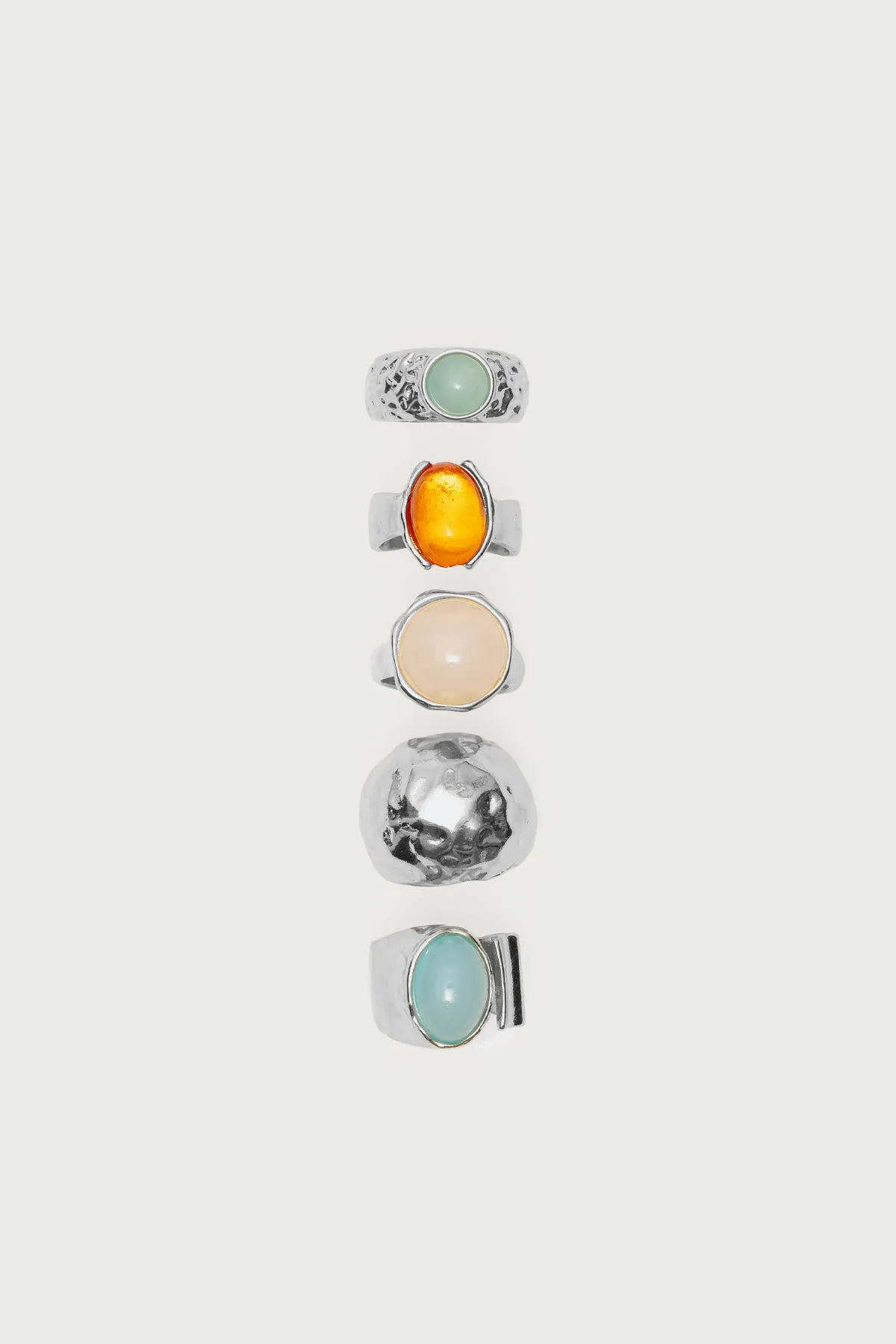 Assorted Gemstone Ring Pack sold by Edikted product image thumbnail 2