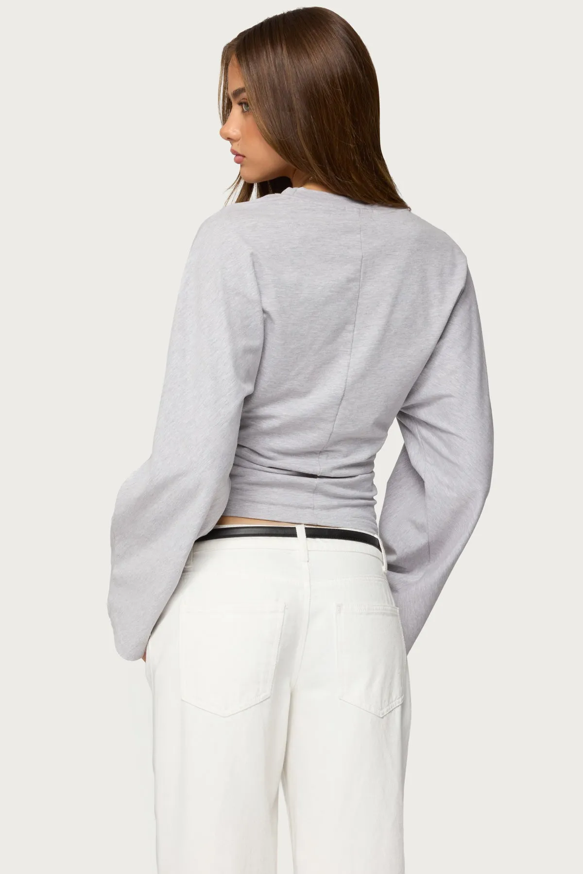 Charlisa Cinched Waist Top sold by Edikted product image thumbnail 4