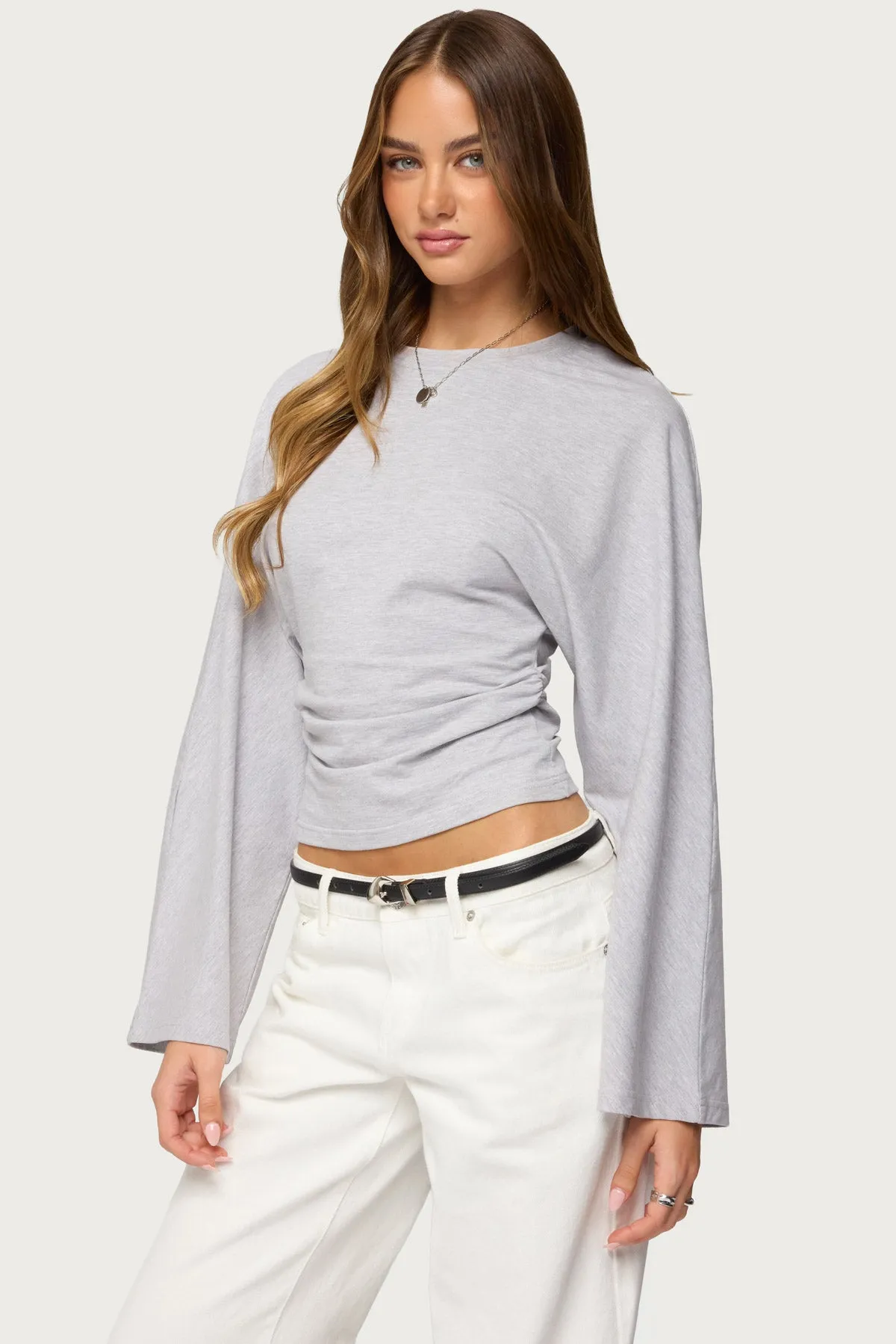 Charlisa Cinched Waist Top sold by Edikted product image thumbnail 3