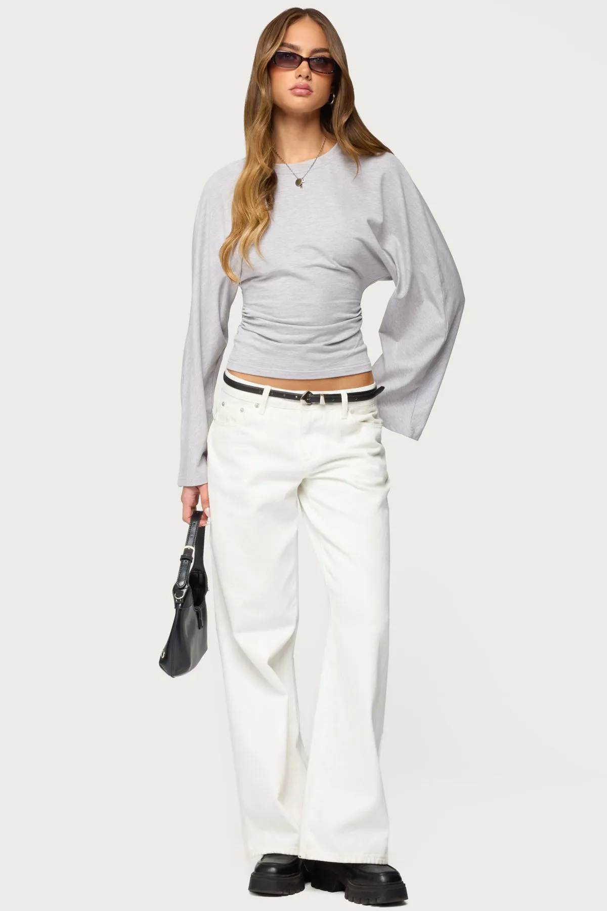 Charlisa Cinched Waist Top sold by Edikted product image thumbnail 2