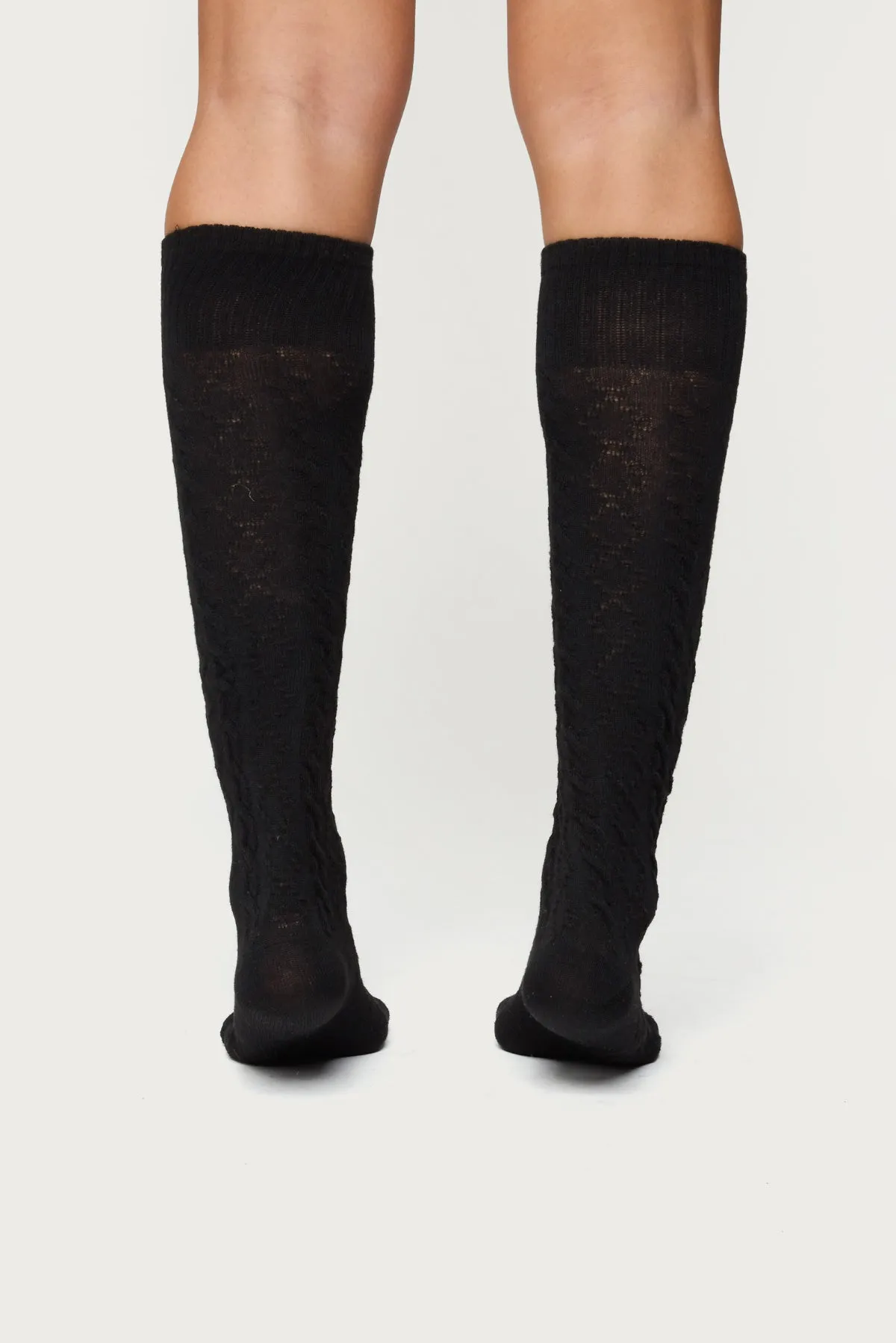 Cable Knit Socks sold by Edikted product image thumbnail 4