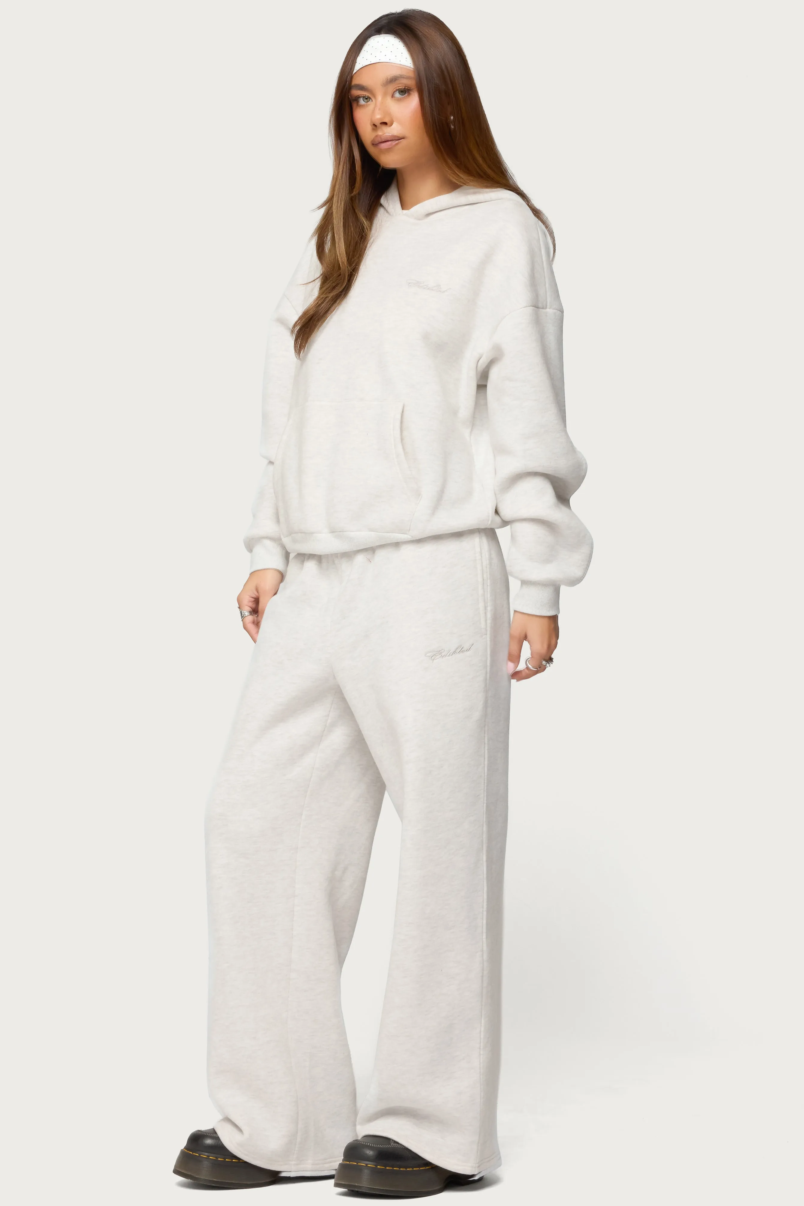 Basic Girl Wide Leg Edikted Sweatpants sold by Edikted