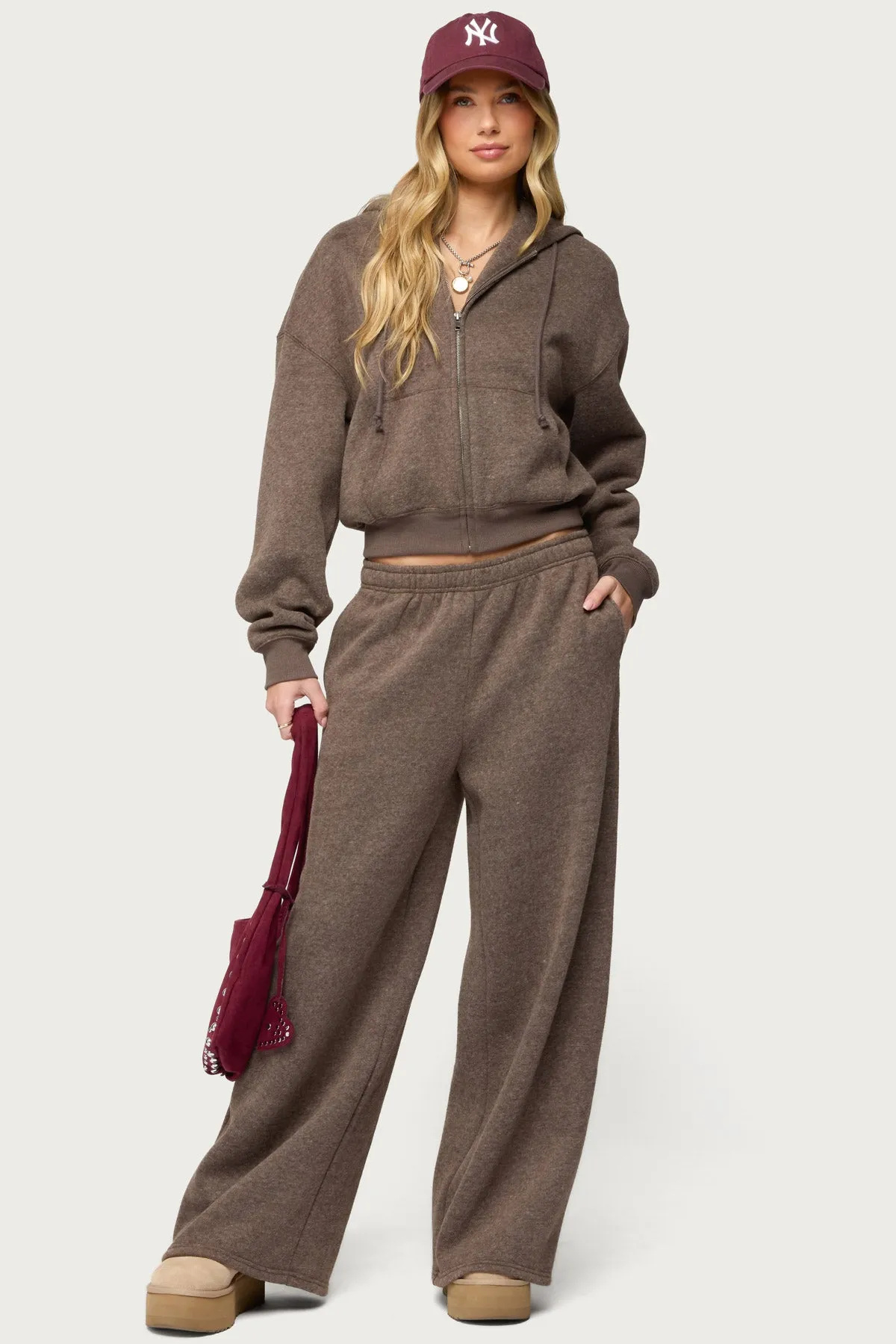 Laulie Straight Leg Sweatpants sold by Edikted