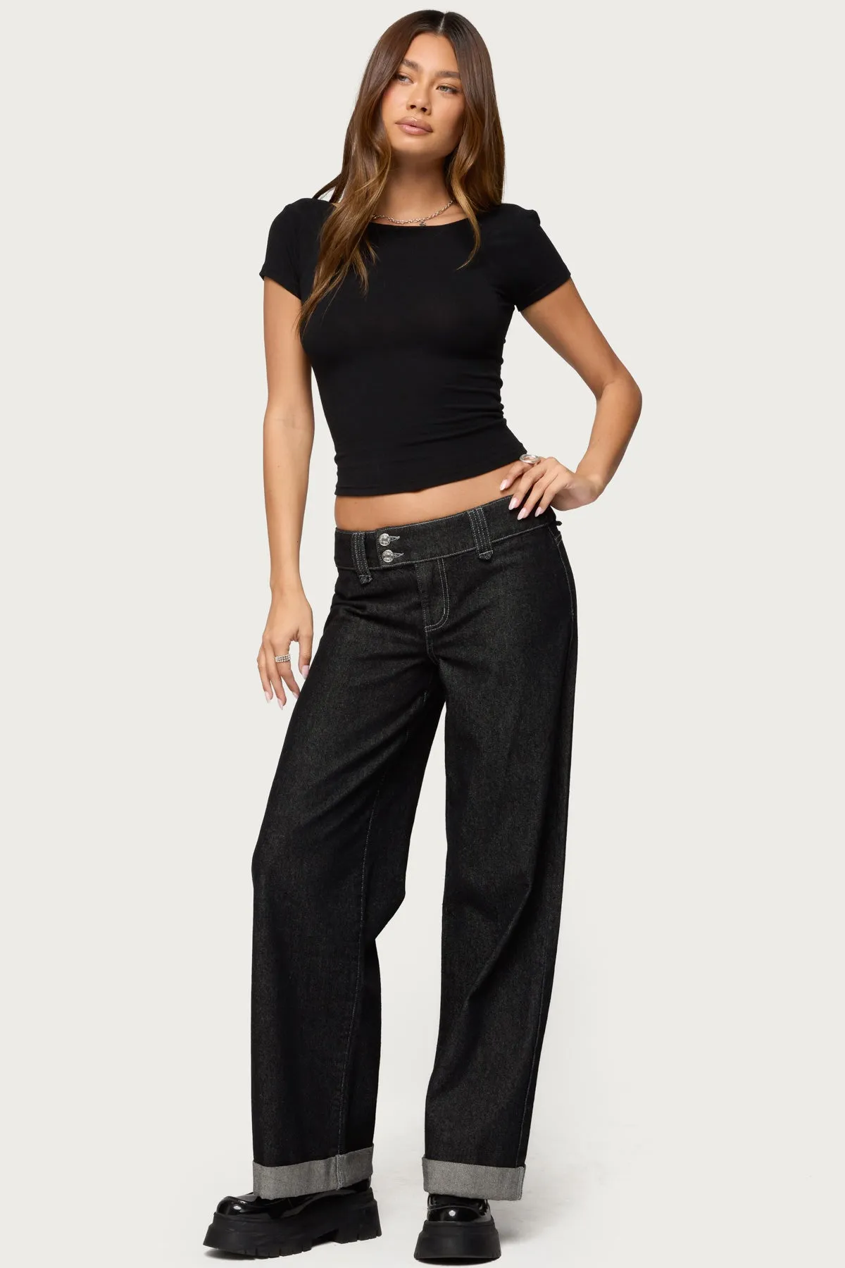 Becca Boat Neck Top sold by Edikted product image thumbnail 5