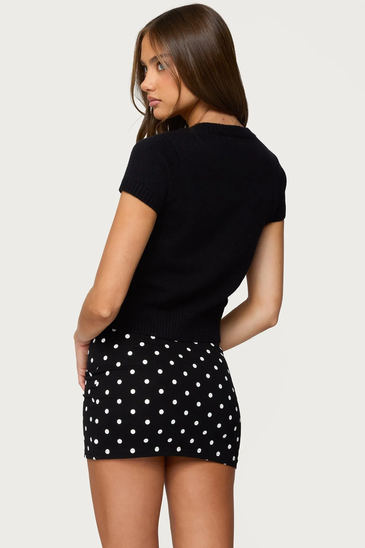 Coreen Button Up Knit Top sold by Edikted product image thumbnail 5