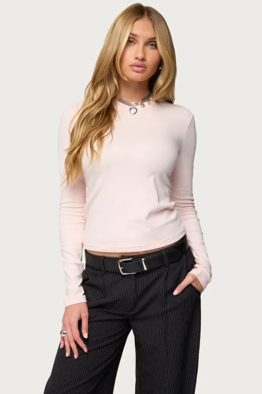 Kiyan Long Sleeve T Shirt sold by Edikted