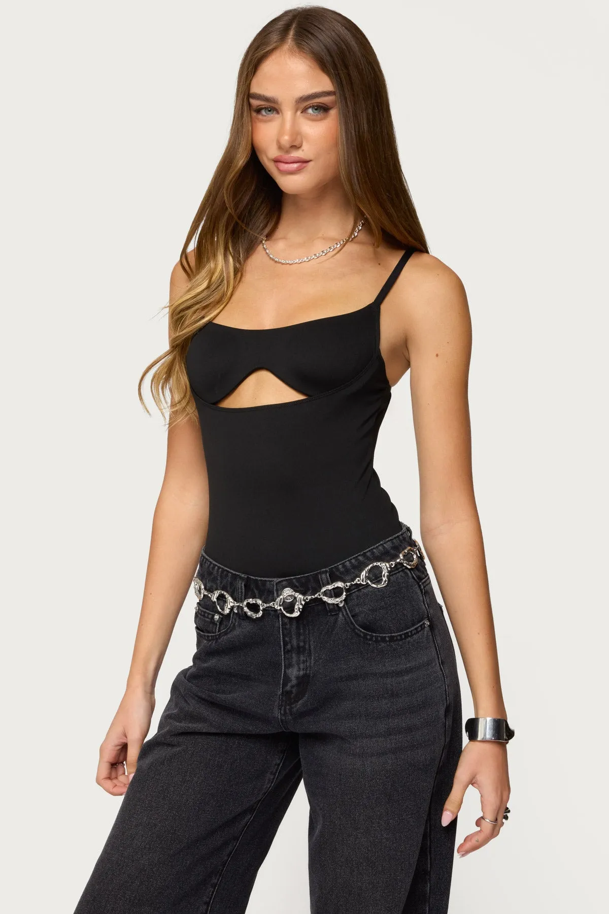 Shulah Cutout Cupped Bodysuit sold by Edikted product image thumbnail 3