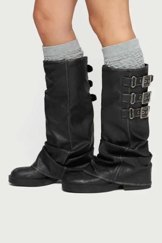 Knee High Scrunch Socks sold by Edikted