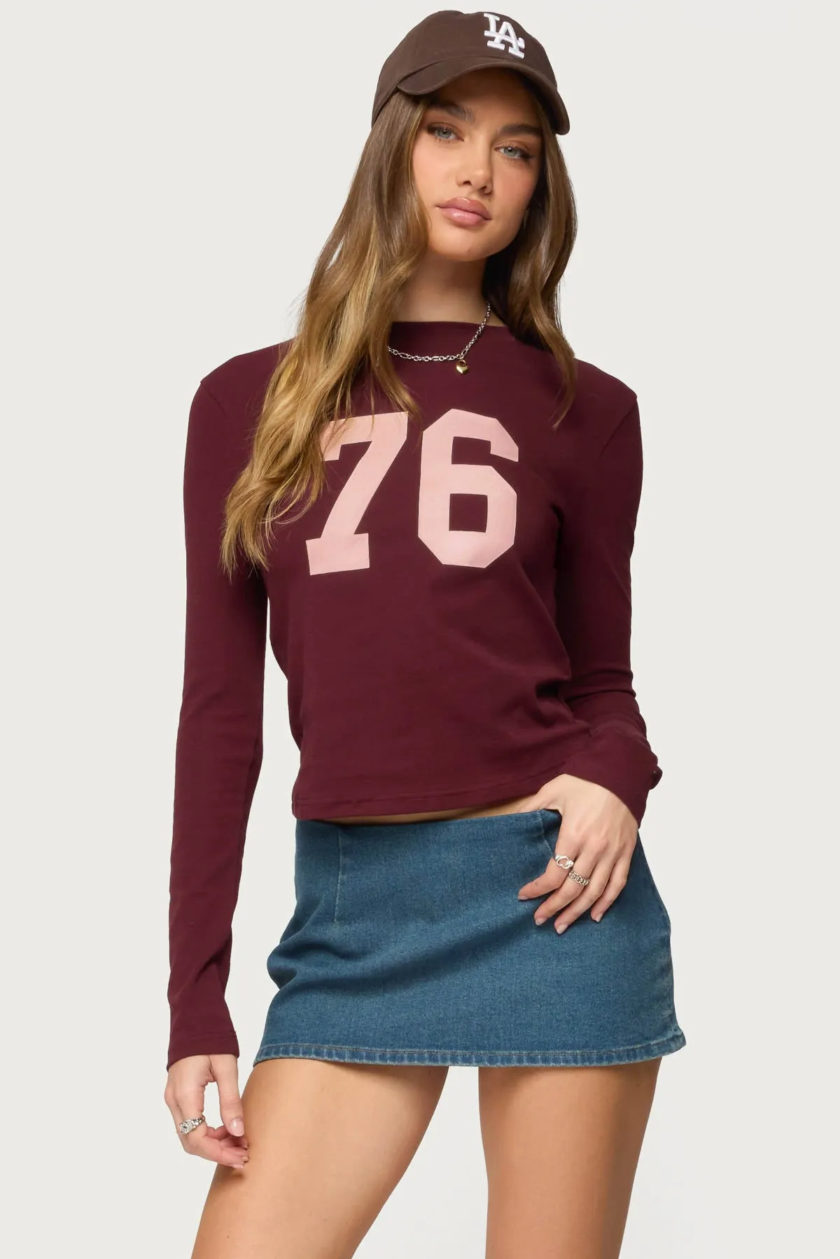 76 Long Sleeve T Shirt sold by Edikted