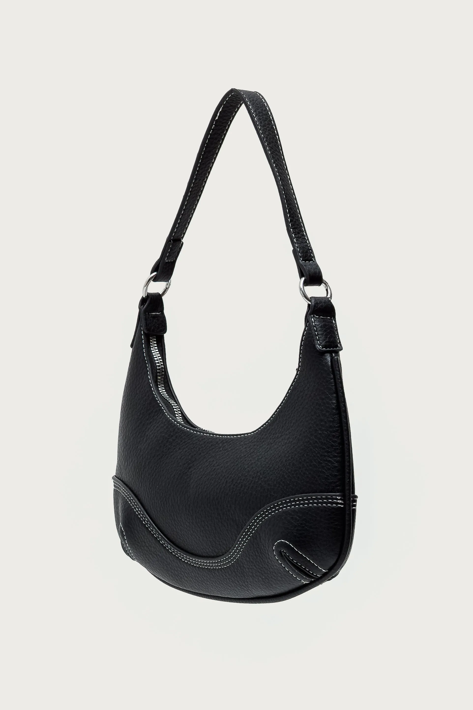 Contrast Stitch Faux Leather Bag sold by Edikted product image thumbnail 2