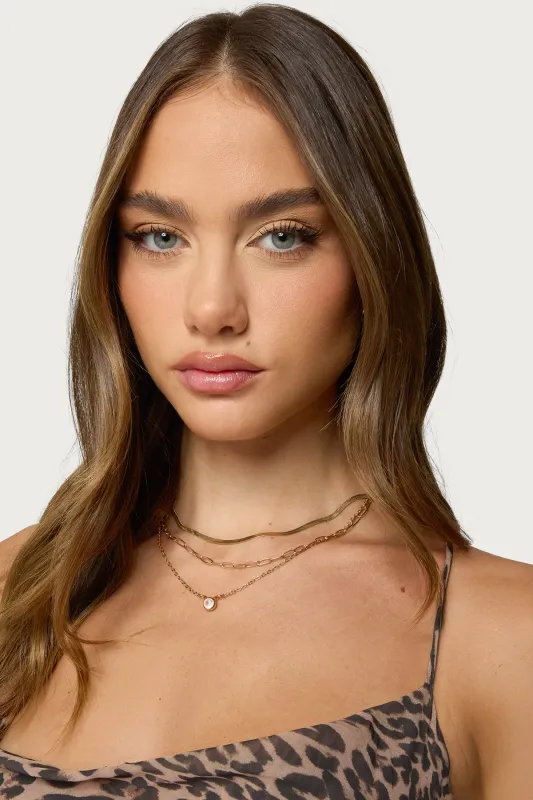 Mixed Chain Necklace Set sold by Edikted