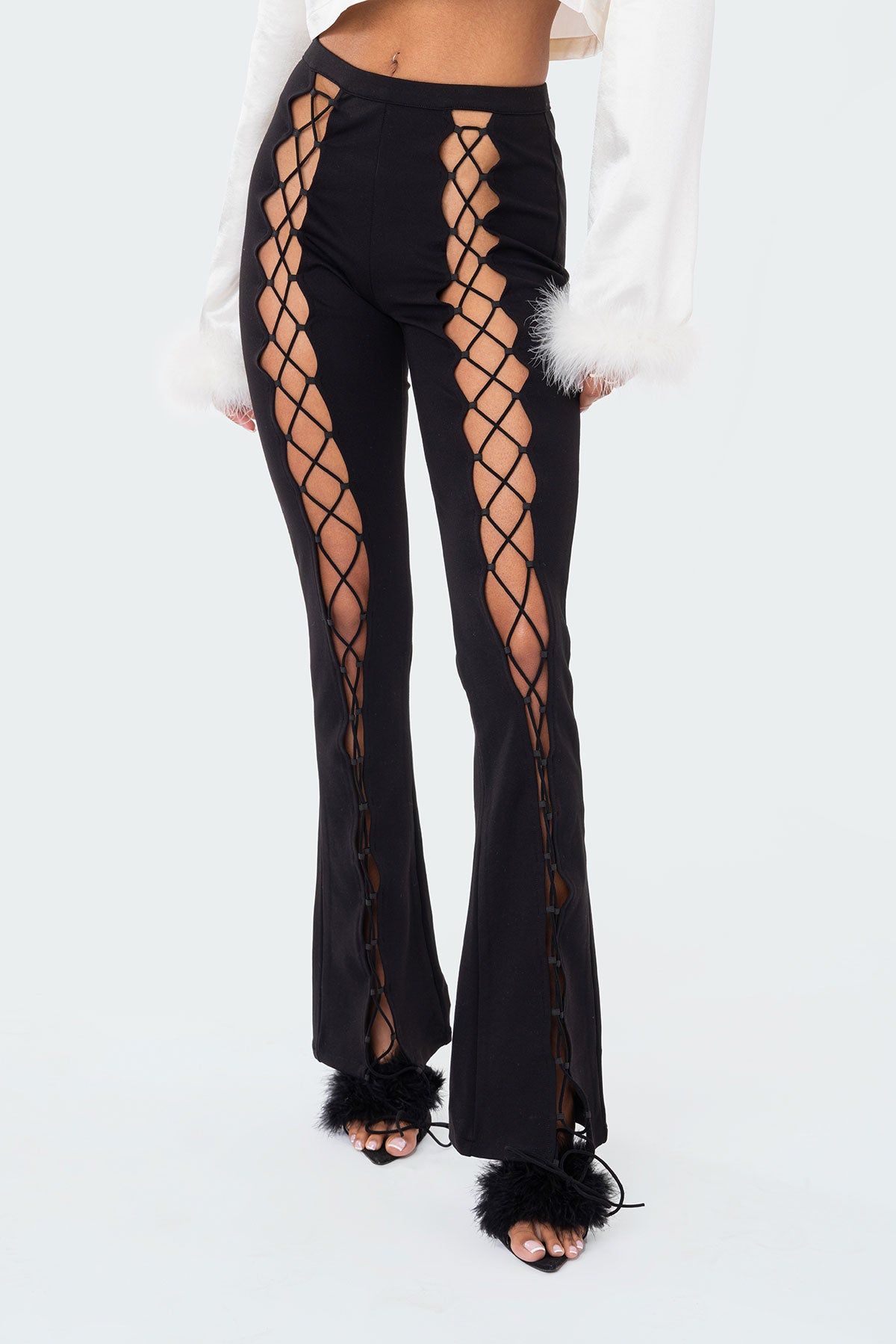 Pheonix Lace-Up Pants sold by Edikted product image thumbnail 4