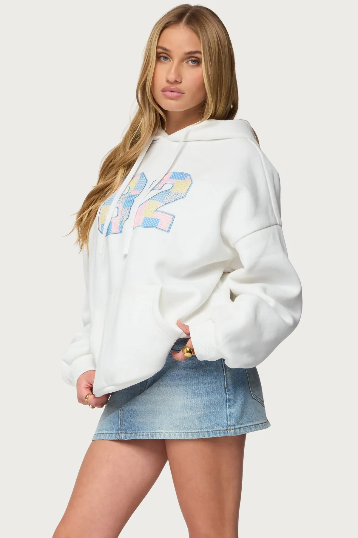 82 Oversized Hoodie sold by Edikted product image thumbnail 3