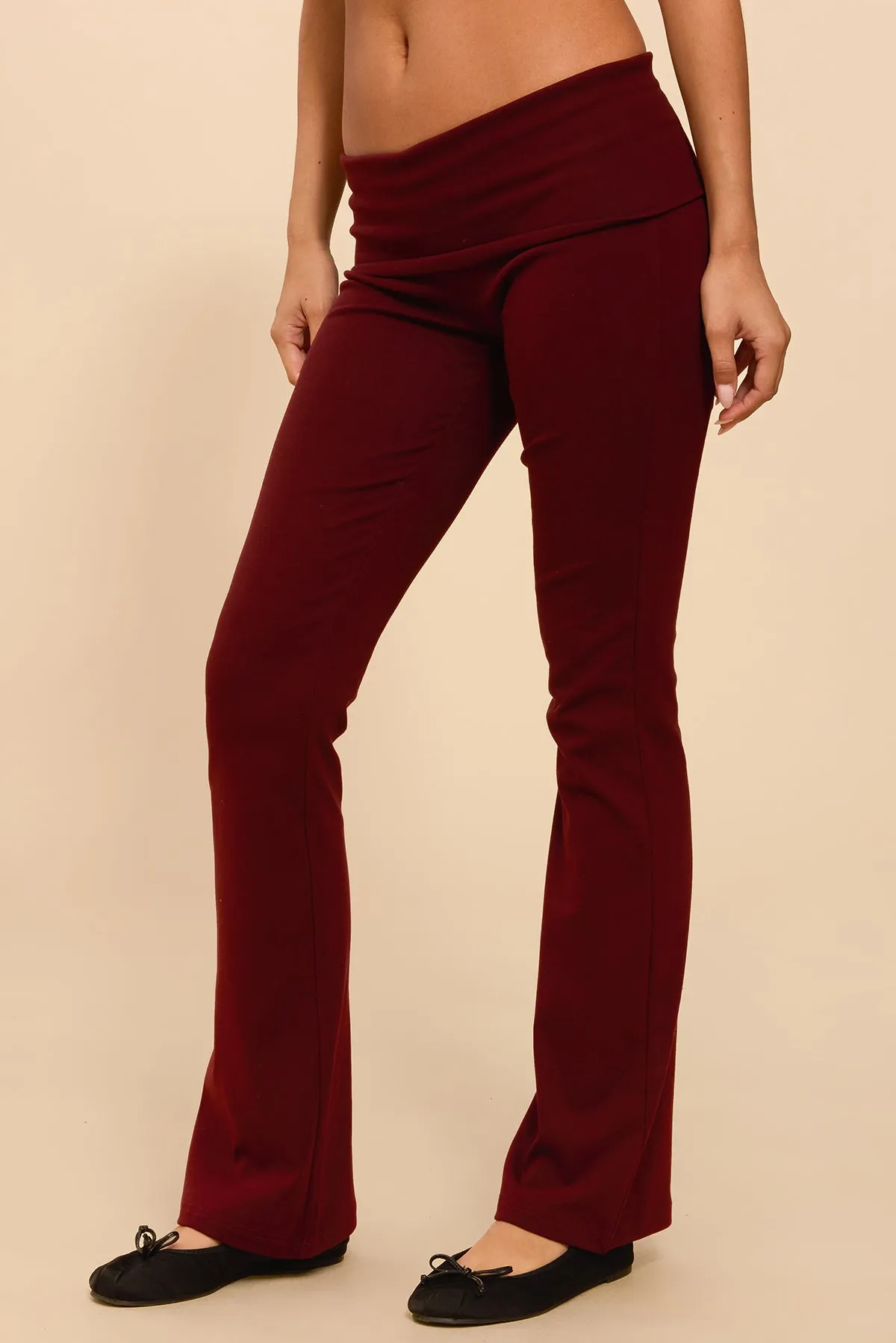 Ivanne Foldover Flared Pants sold by Edikted product image thumbnail 3