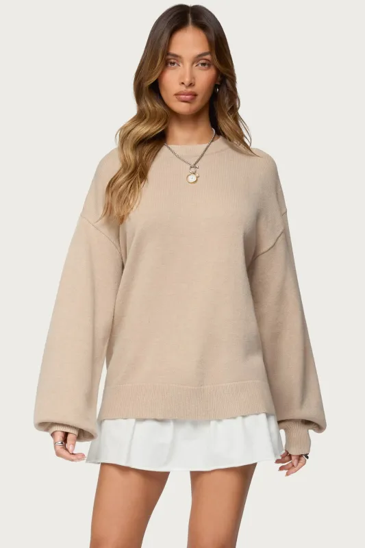 Aminata Oversized Sweater made by Edikted