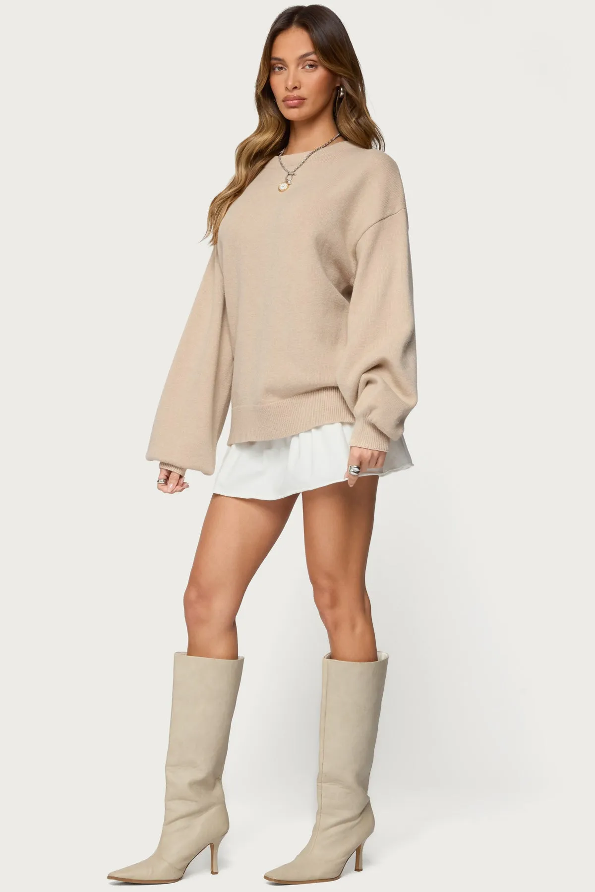 Aminata Oversized Sweater sold by Edikted product image thumbnail 3